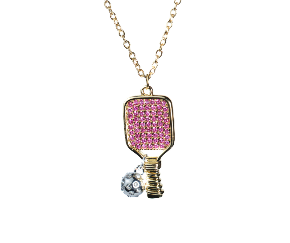 Pickleball Passion 316 Stainless Steel Necklace