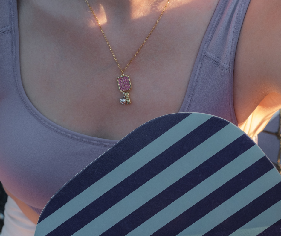 Pickleball Passion 316 Stainless Steel Necklace