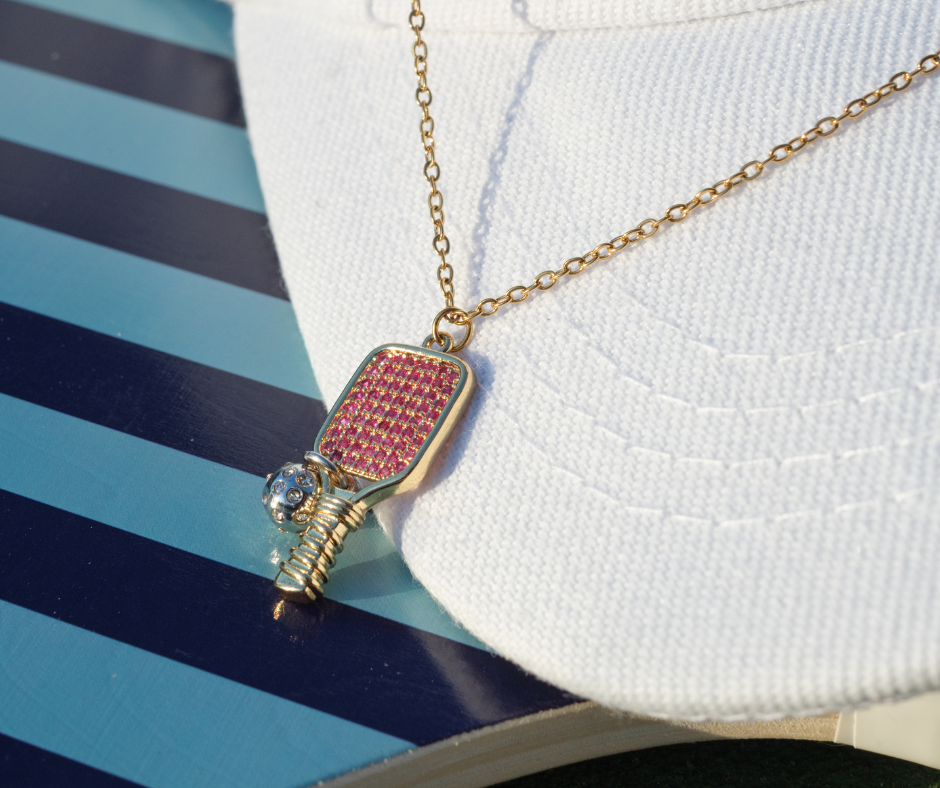 Pickleball Passion 316 Stainless Steel Necklace