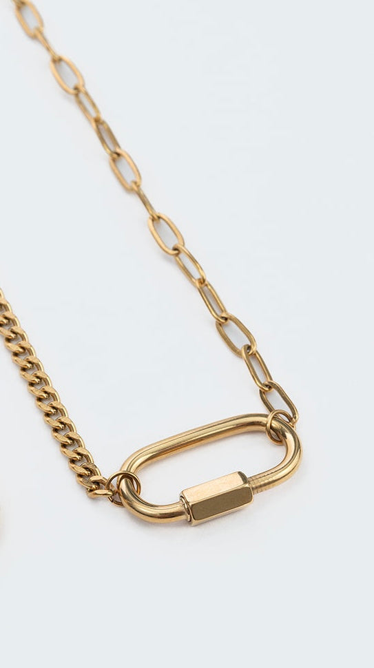 316L Stainless Steel IYKYK Curb Link Necklace